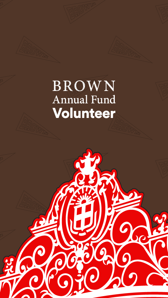 Van Wickle gates graphic over a pattern of pennants.