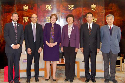 President Paxson Visits Leading Universities in China