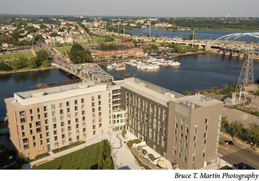 The residential building, River House